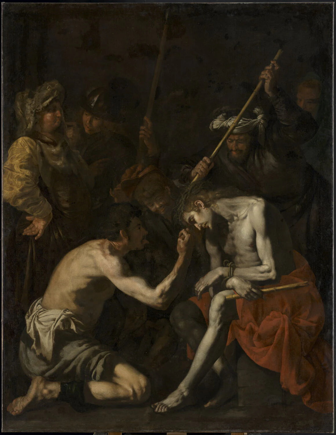 Le Christ aux outrages - Le Maître de l'Annonce aux Bergers