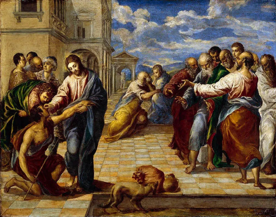 Christ guérissant les aveugles - El Greco