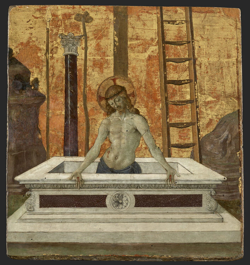 Le Christ mort au tombeau - Pietro Perugino