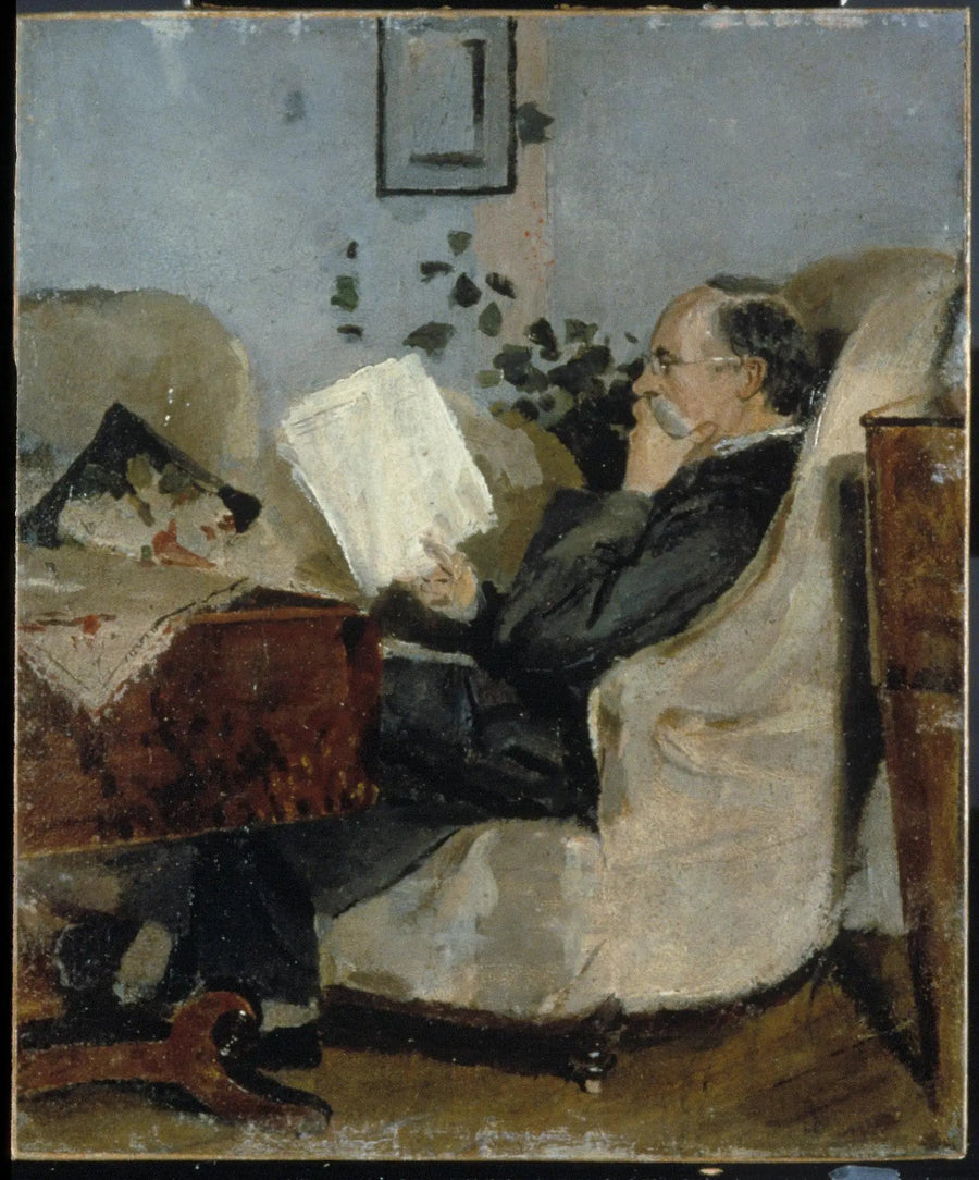 Christian Munch sur le canapé - Edvard Munch