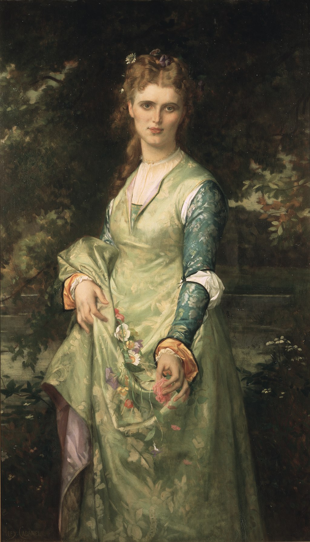 Christina Nilsson, 1843-1921, chanteuse d'opéra, comme Ofelia - Alexandre Cabanel