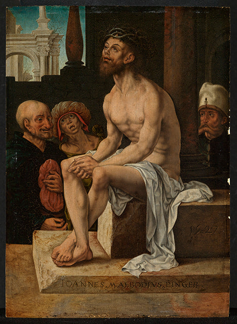Christus rust na de geseling - Jan Gossaert