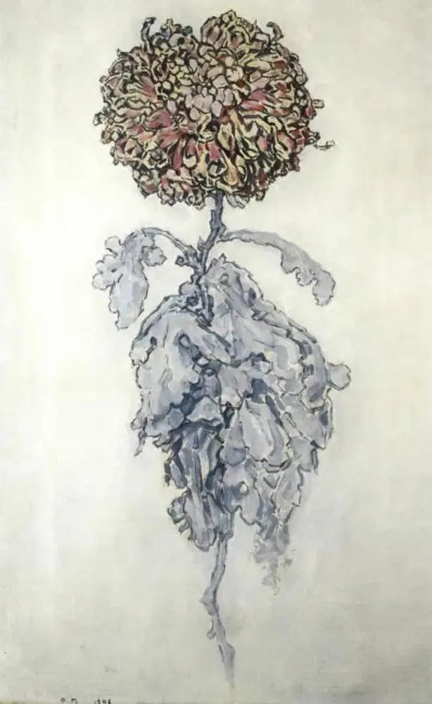Chrysanthème - Piet Mondrian