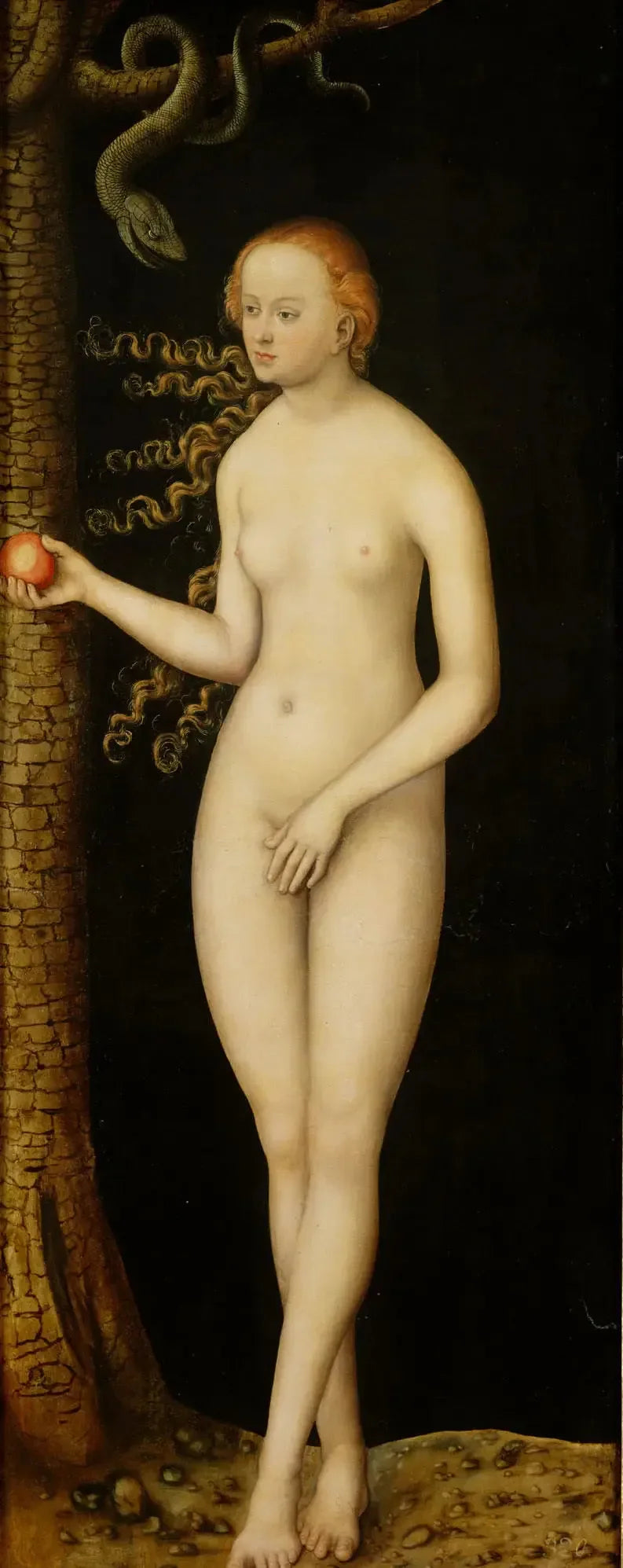 Chute de l'homme : Ève - Lucas Cranach the Elder