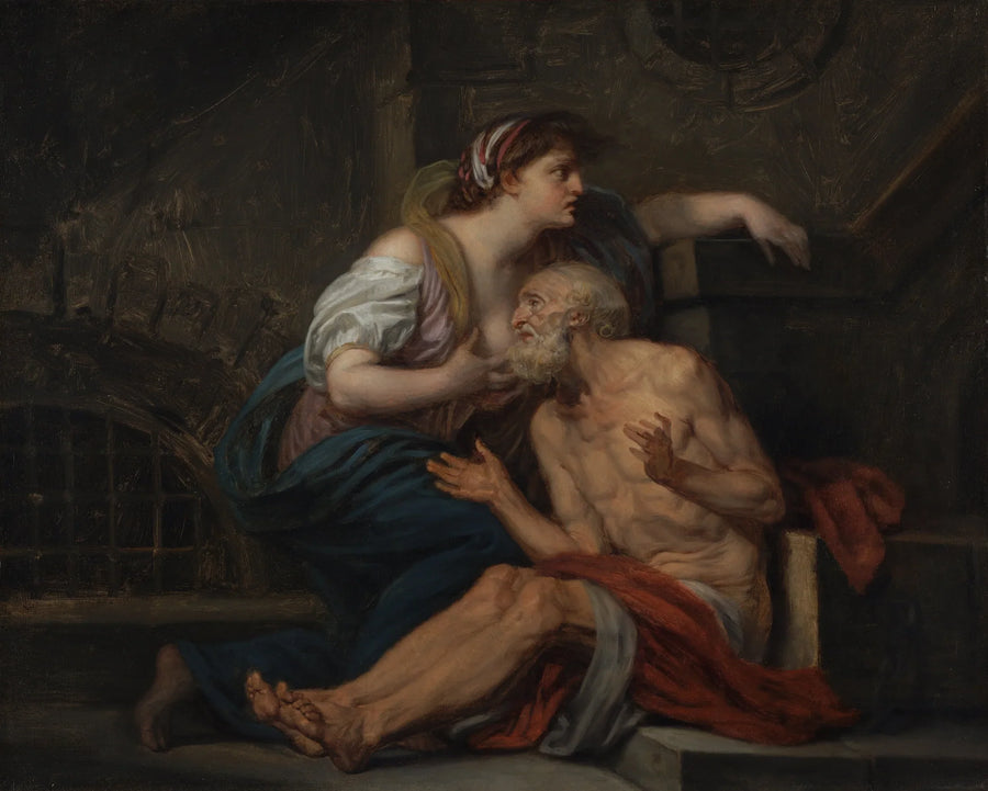 Cimon et Pero : « La charité romaine » - Jean-Baptiste Greuze