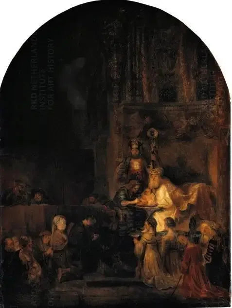 Circoncision, copie d'une partie de la série Passion pour Frederik Hendrik - Rembrandt