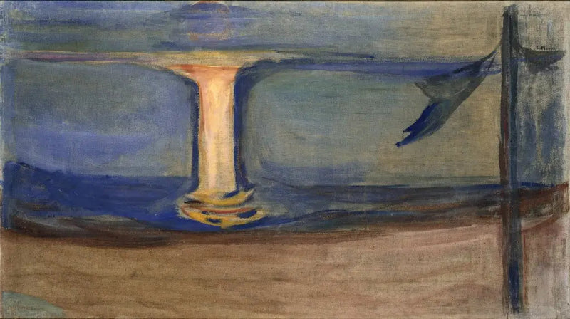 Clair de lune en mer (Frise Reinhardt) - Edvard Munch