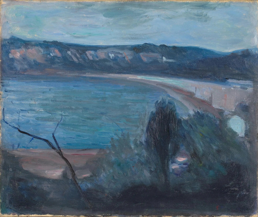 Clair de lune près de la Méditerranée - Edvard Munch
