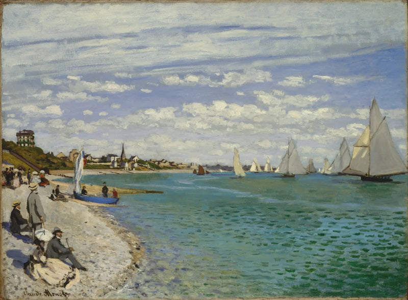 Régates à Sainte-Adresse W91 – Claude Monet