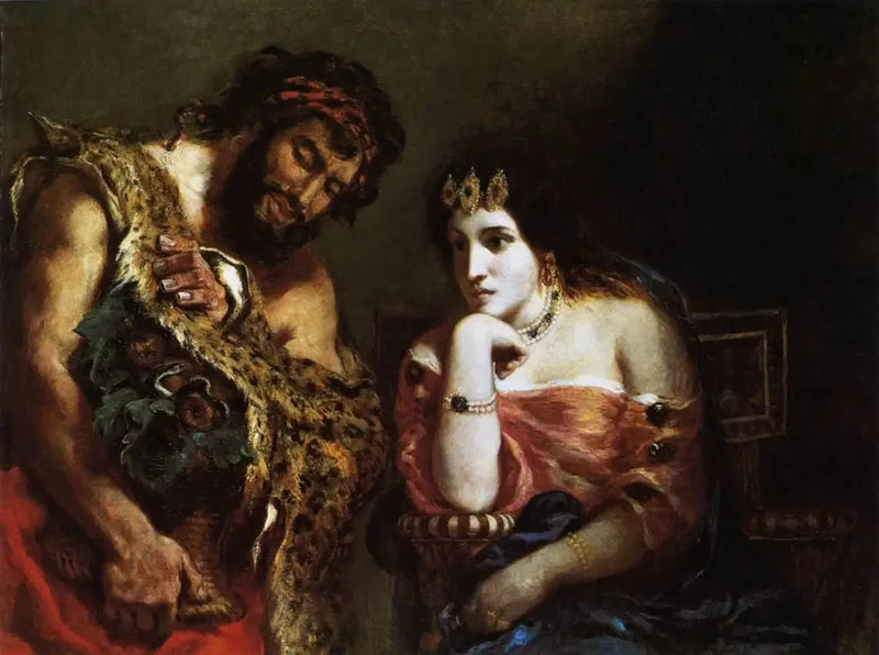 Cléopâtre et le paysan - Eugène Delacroix