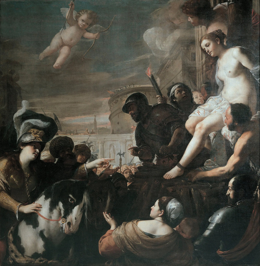 Clorinda sauve Olindo et Sophronia - Mattia Preti