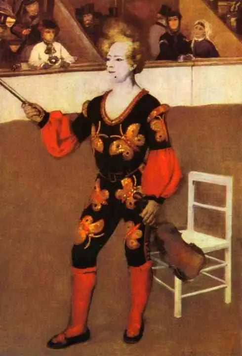 Clown au cirque - Pierre-Auguste Renoir image 1 reproduction artisanale de tableau