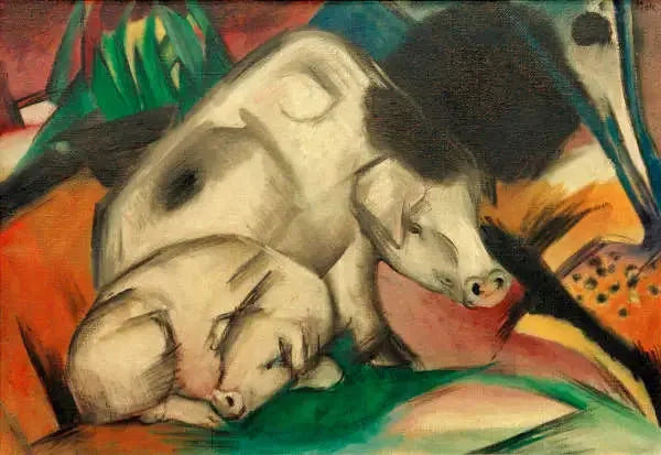 Cochons - Franz Marc