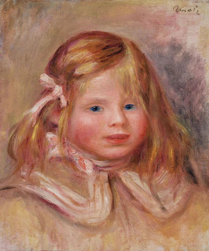 Coco au ruban rose - Pierre-Auguste Renoir