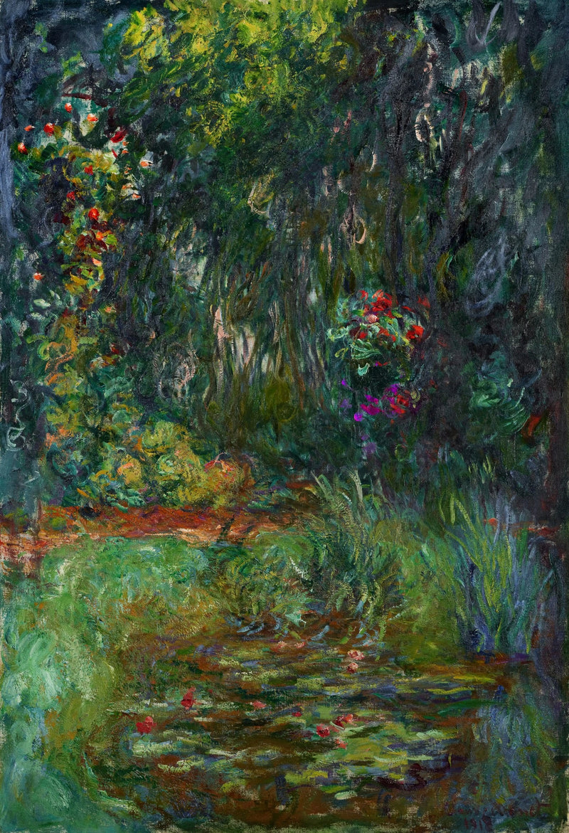 Coin du bassin aux nymphéas W1880 – Claude Monet