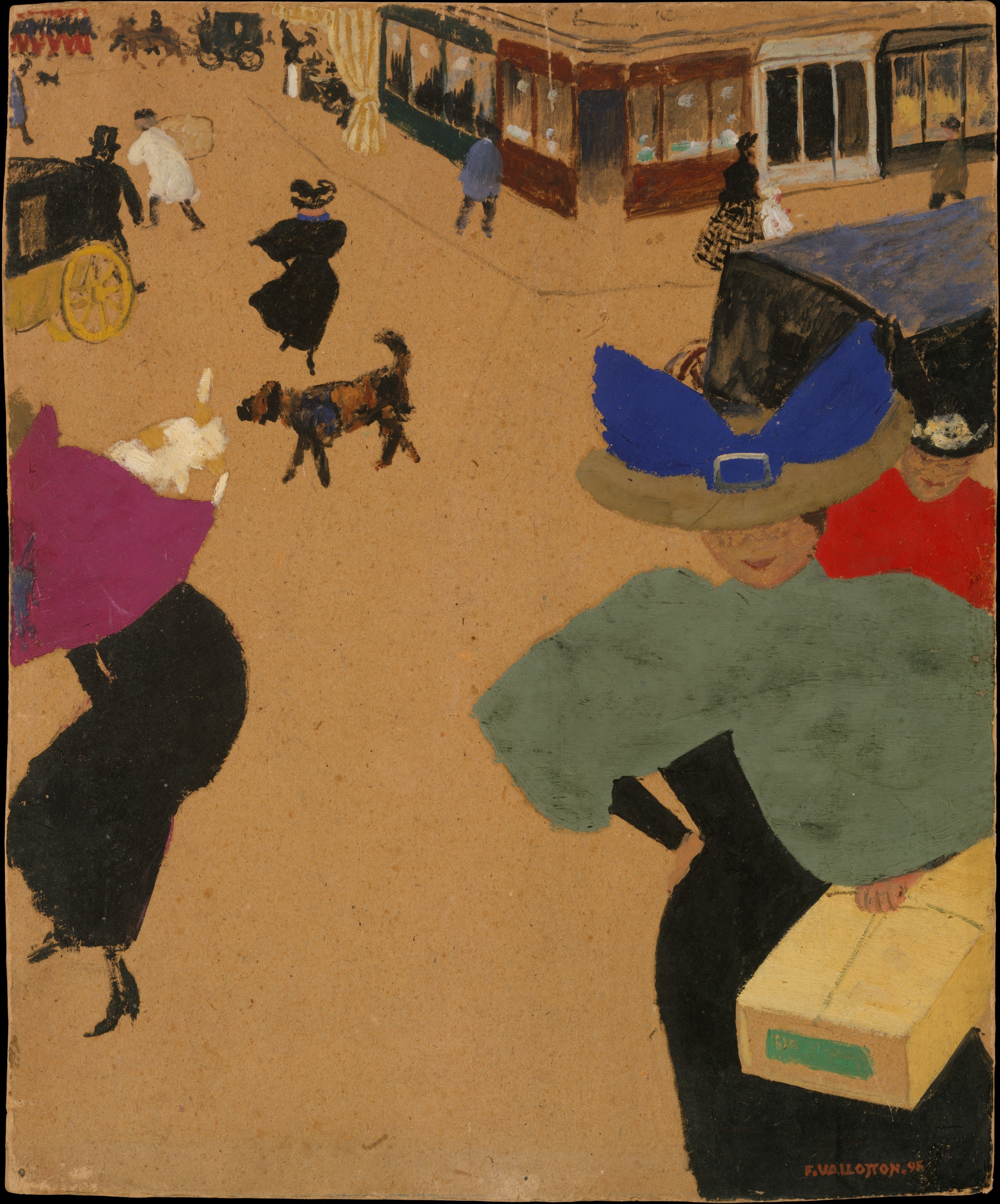 Coin de rue à Paris - Félix Vallotton