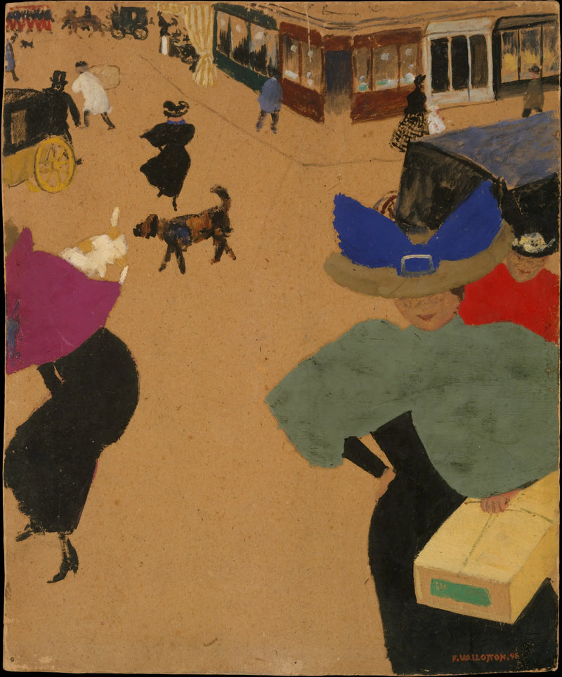 Coin de rue à Paris - Félix Vallotton