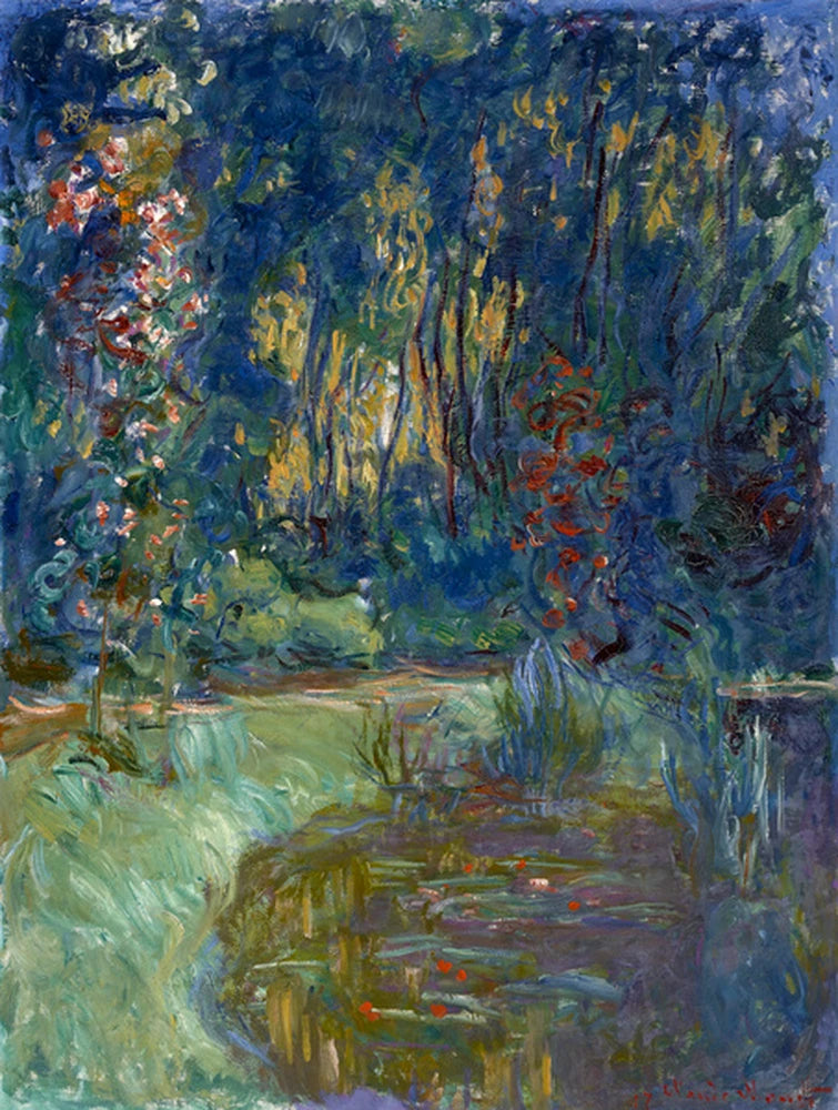 Coin de l’étang à Giverny de Claude Monet, 1917 – Musée de Grenoble, Wildenstein 1878