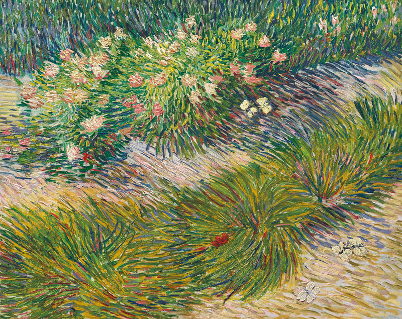 Coin de jardin avec papillons, F460 – Van Gogh
