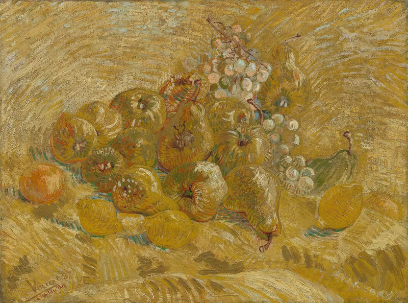 Coings, citrons, poires et raisins - Vincent van Gogh