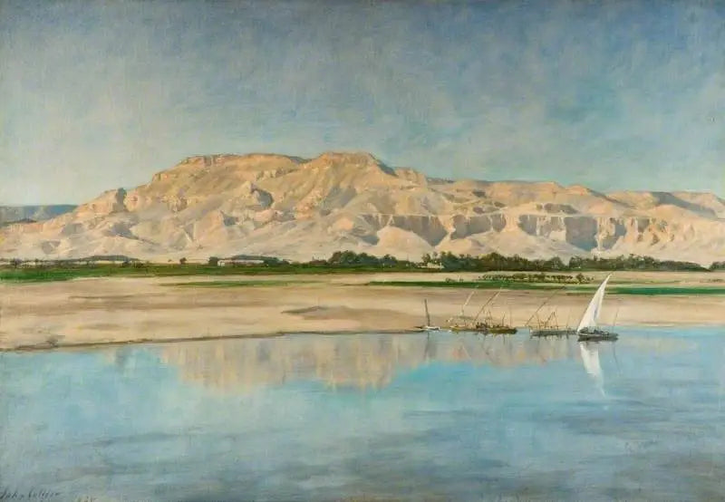 Collines thébaines de Louxor - John Collier