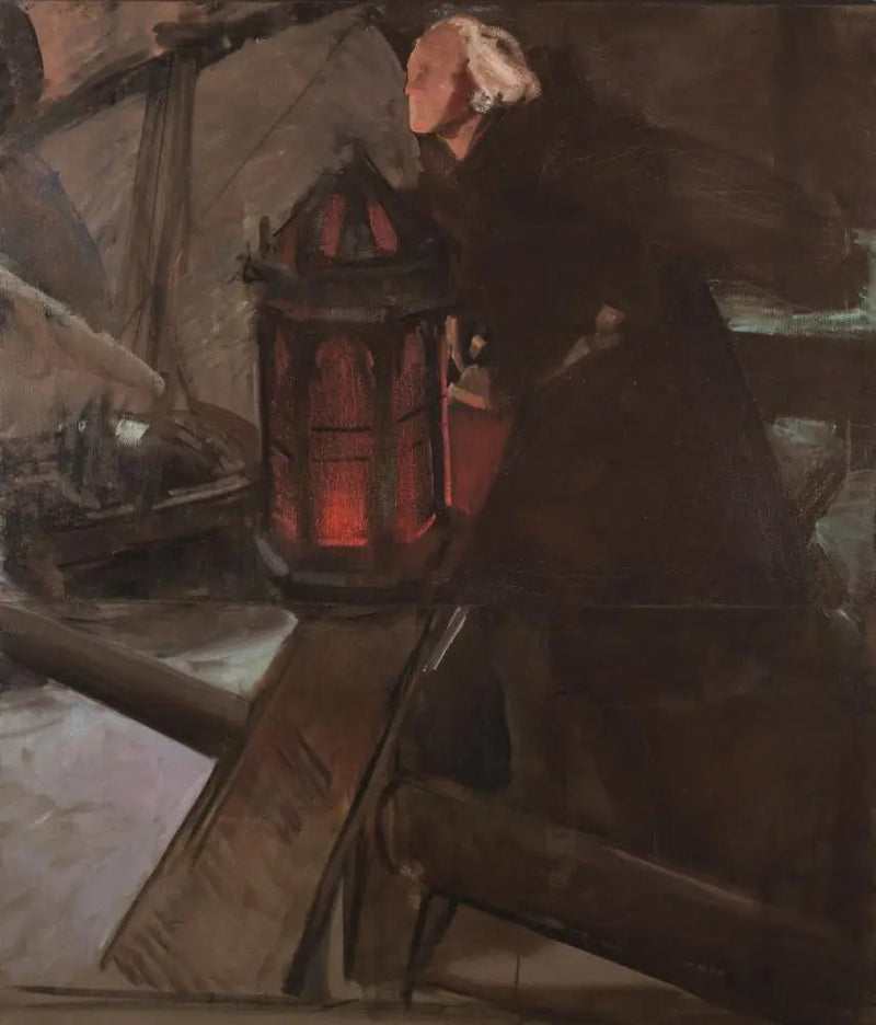 Colomb quittant Palos (À la lanterne) - Joaquín Sorolla