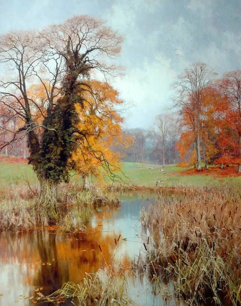 Coloration d'automne (« Quand des feuilles jaunes, ou aucune, ou peu, pendent sur ces branches ») - Edward Wilkins Waite