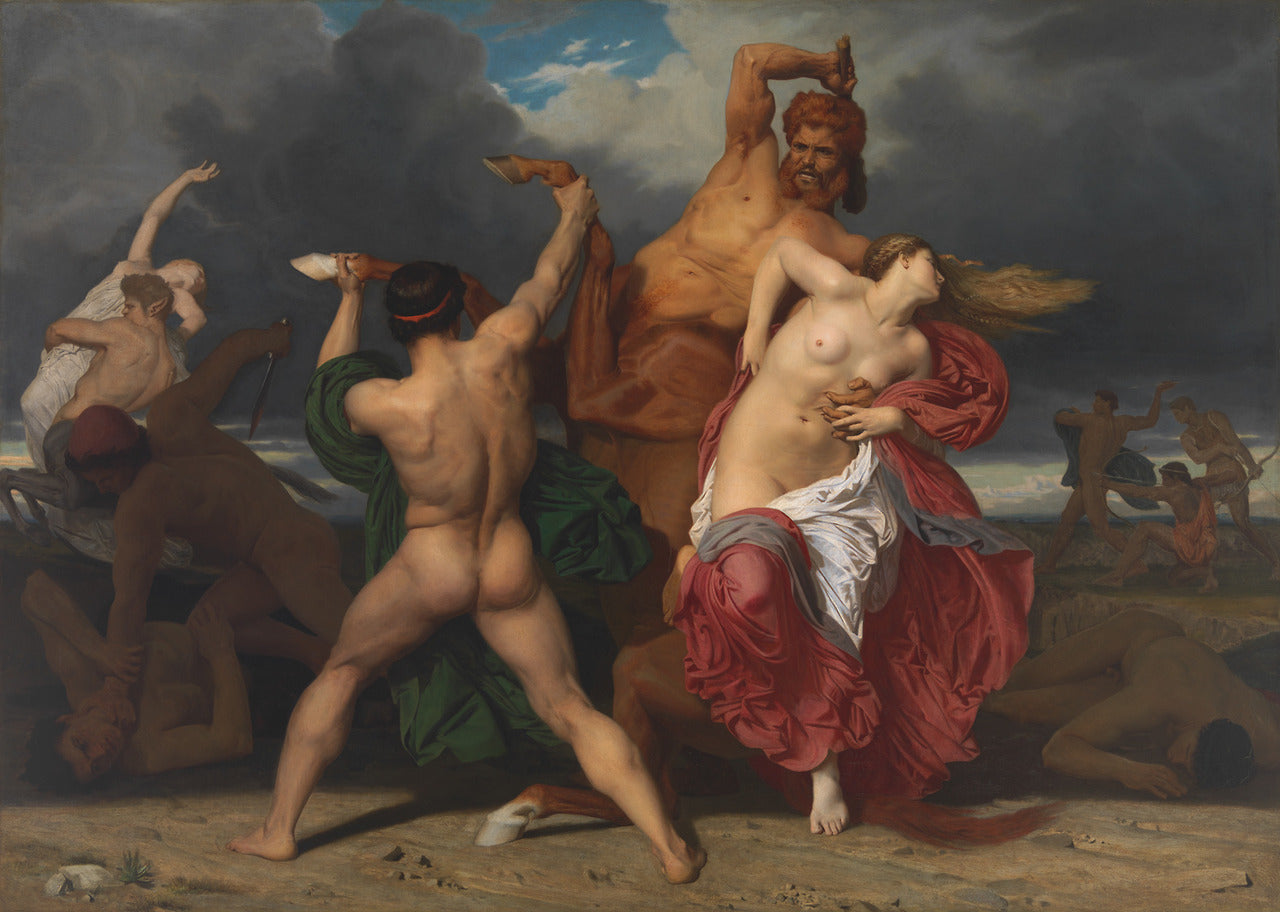 Le Combat des Centaures et des Lapithes de William-Adolphe Bouguereau