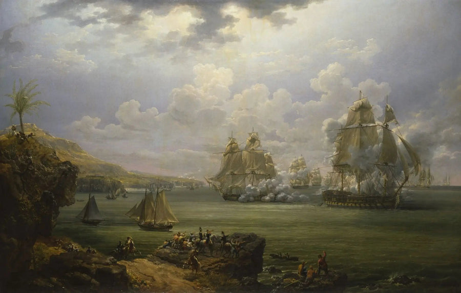 Combat de la Poursuivante contre l'Hercule - Louis-Philippe Crépin