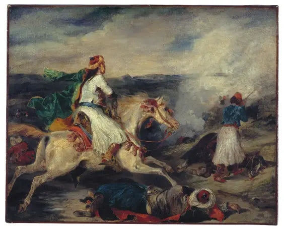 Combat du Giaour et du pacha - Eugène Delacroix