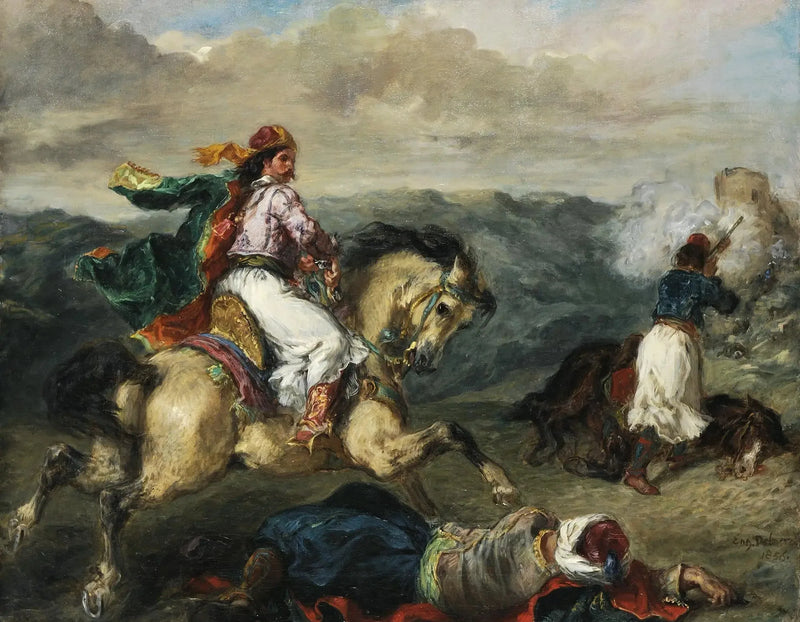 Combat entre Grecs et Turcs - Eugène Delacroix