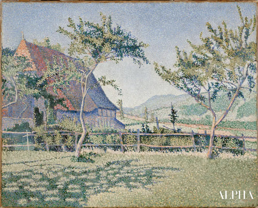 Comblat-le-Château, Le Pré - Paul Signac - Reproductions de tableaux et peintures haut de gamme