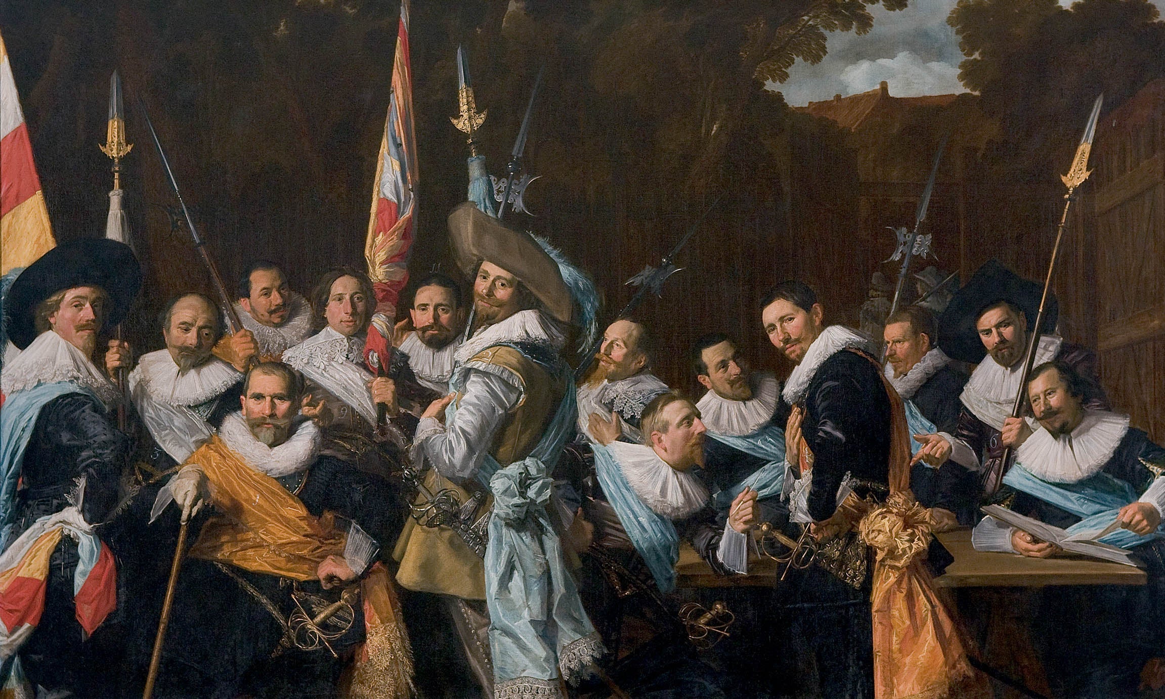 compagnie de la milice bourgeoise des mousquetaires de Saint-Adrien, Haarlem 1633 - Frans Hals