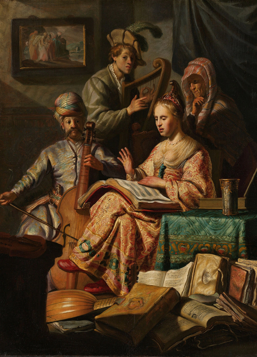 Compagnie musicale – Rembrandt, 1626