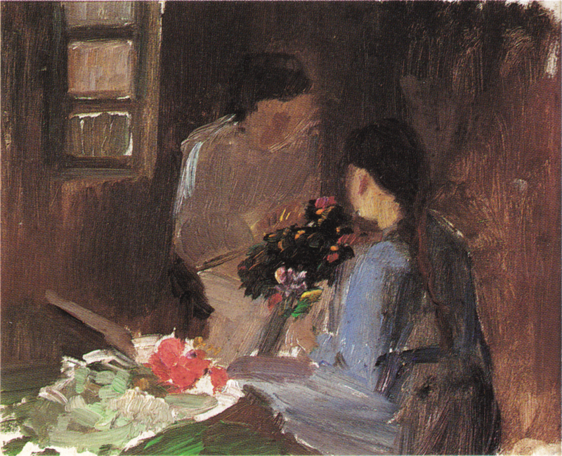 Composer des bouquets - Anna Ancher