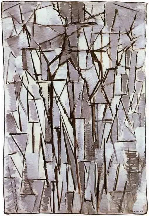 Composition Arbres II - Piet Mondrian