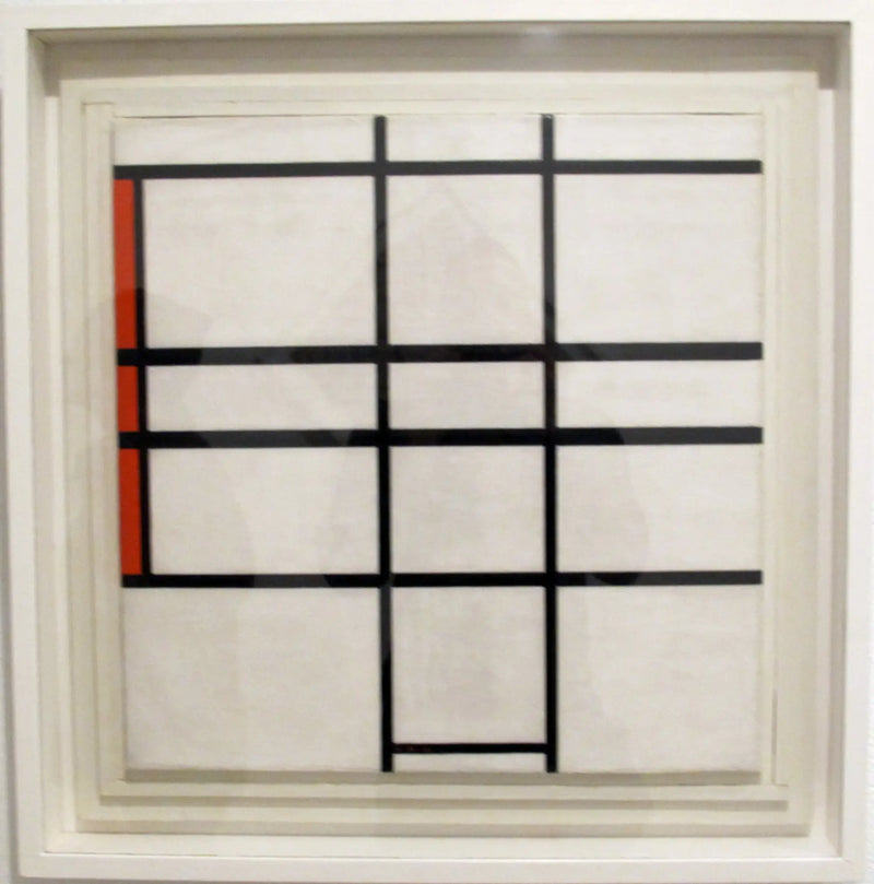 Composition avec du blanc et du rouge - Piet Mondrian