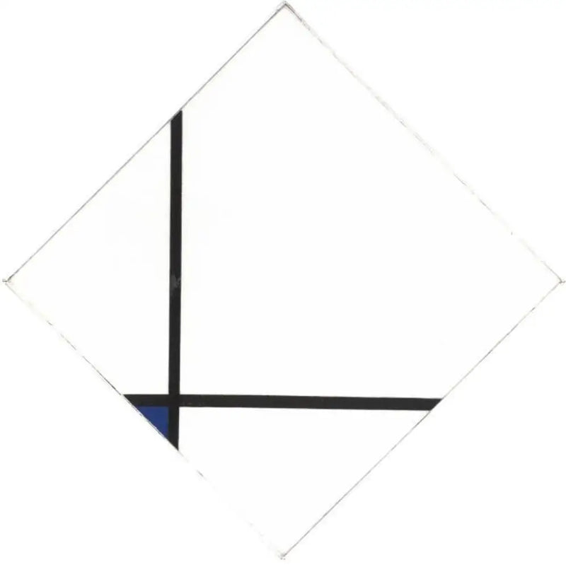 Composition avec du bleu - Piet Mondrian