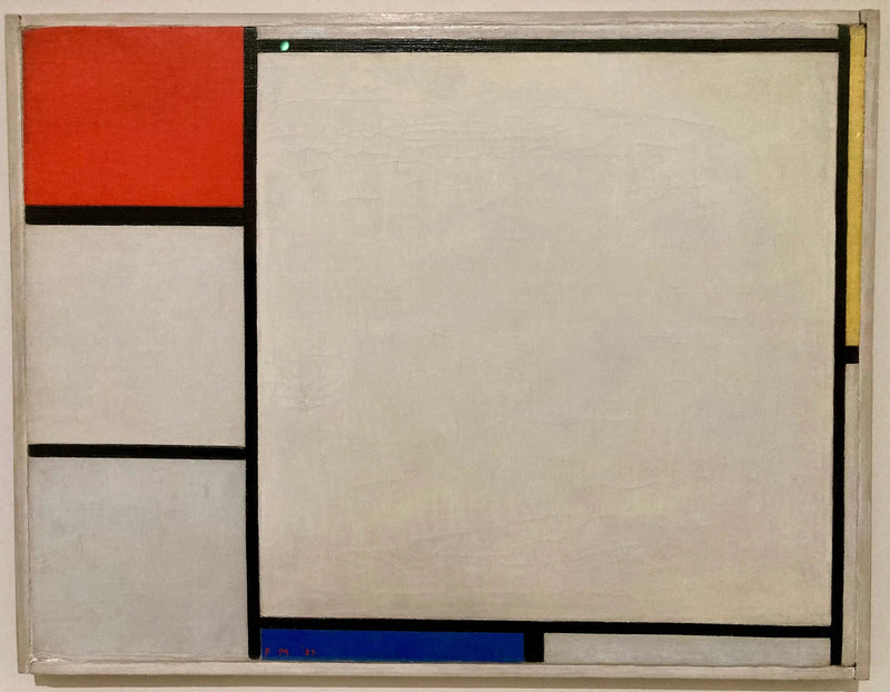 Composition avec du rouge, du jaune et du bleu - Piet Mondrian