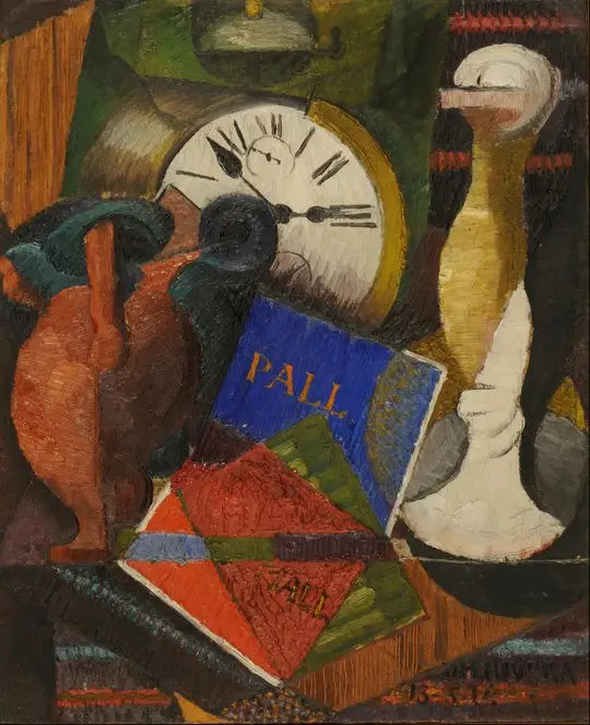 Composition avec horloge - Diego Rivera - Alpha Reproduction
