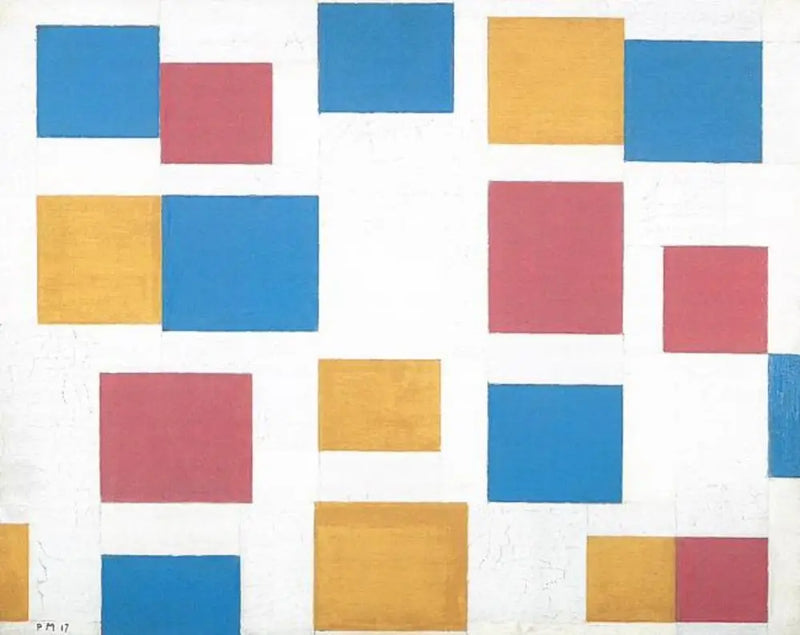 Composition avec plans de couleurs 4 - Piet Mondrian
