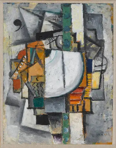 Composition cubo-futuriste avec piano - Kazimir Malevich image 1 tableau peint à l’huile sur toile