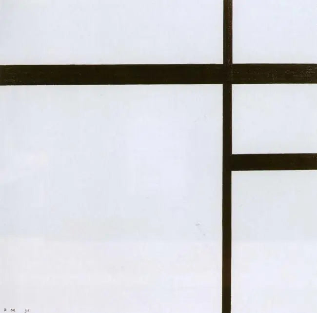 Composition en blanc et noir II - Piet Mondrian