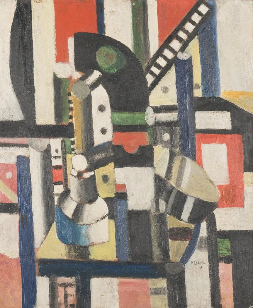 Composition - Fernand Léger image 1 reproduction de peinture à l’huile