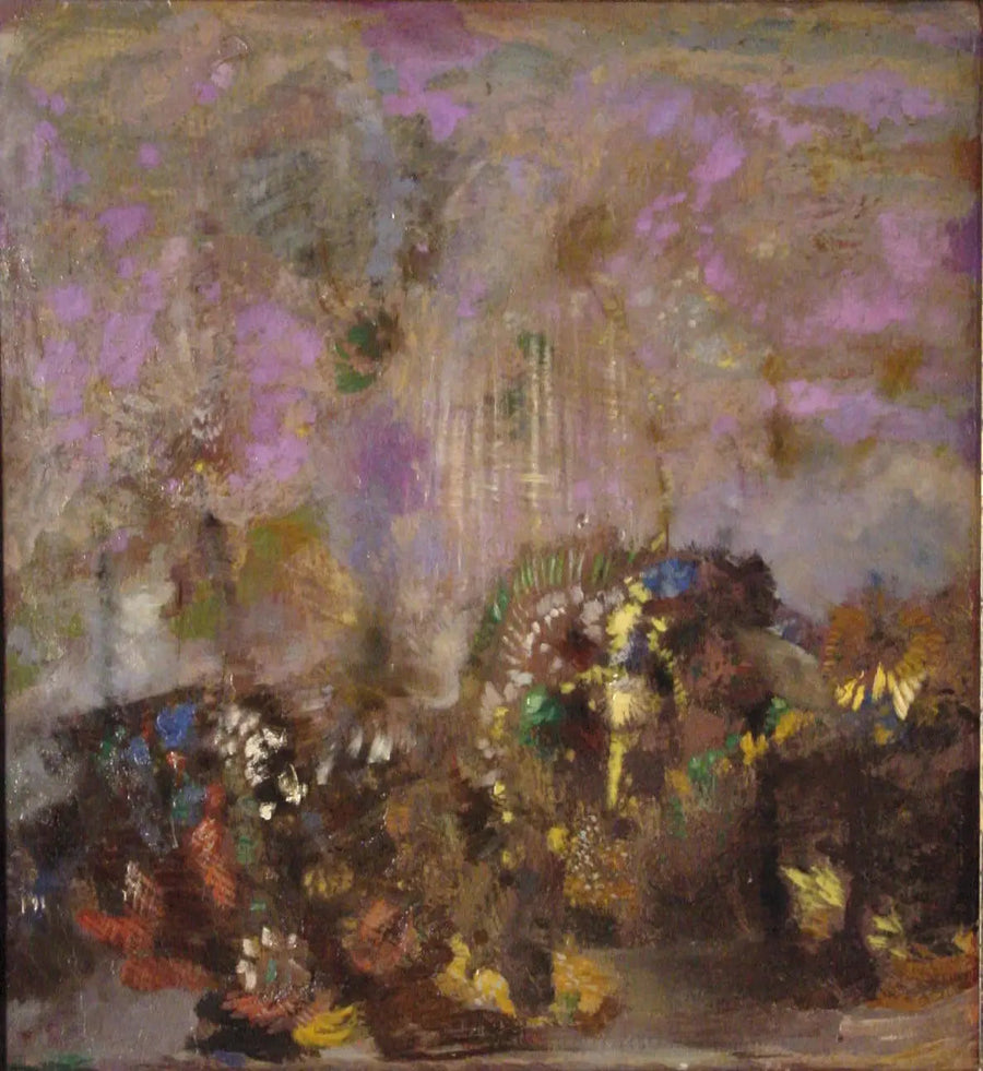 Composition, Fleurs - Odilon Redon