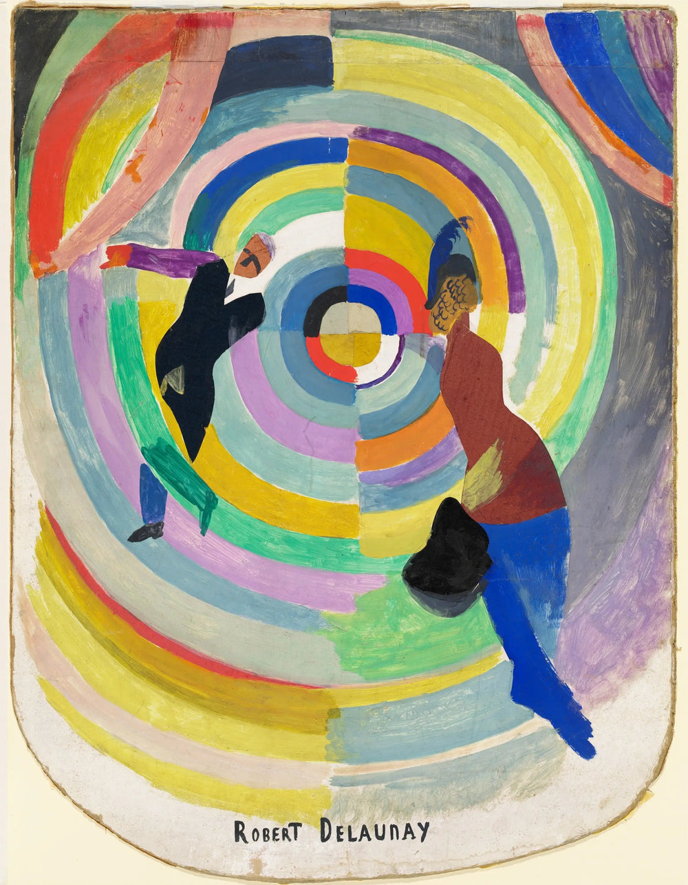 Composition - Robert Delaunay image 1 reproduction de peinture à l’huile