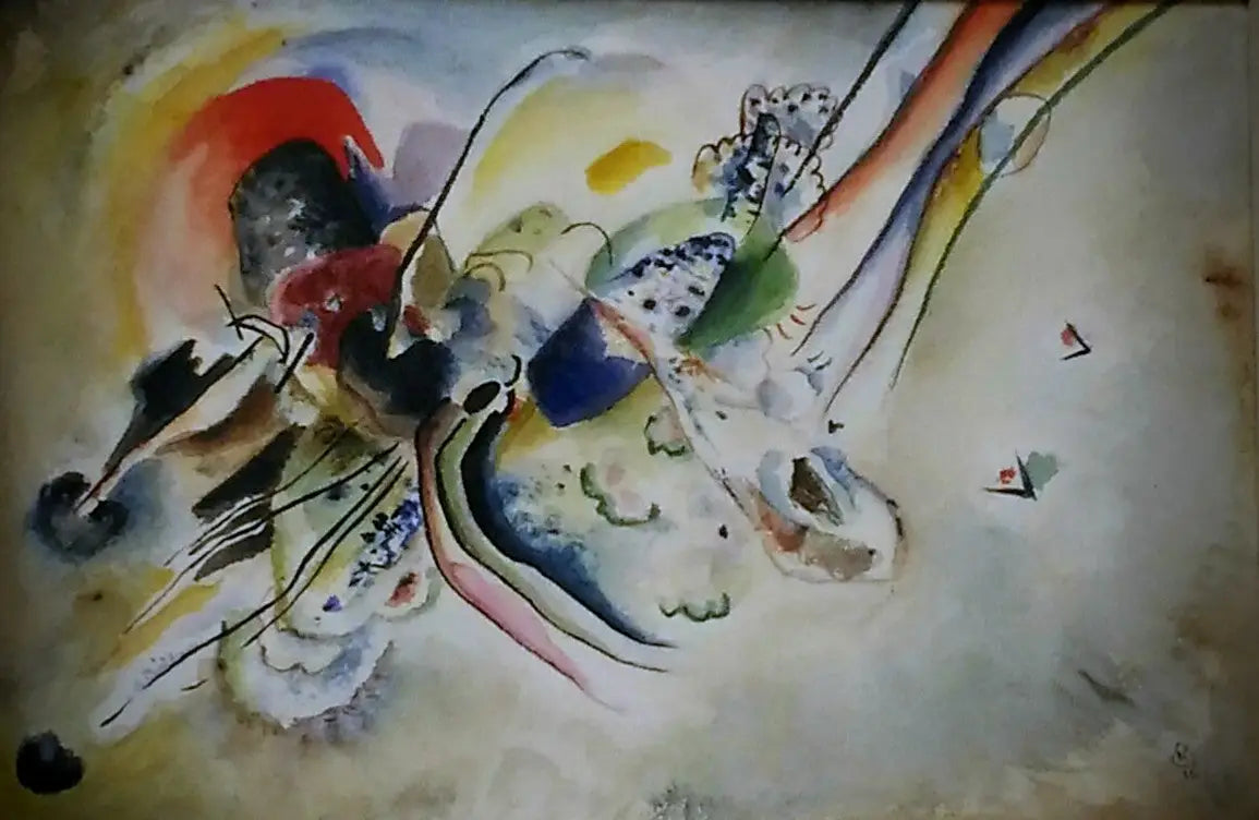 Composition - Vassily Kandinsky image 1 copie peinte à la main à l’huile