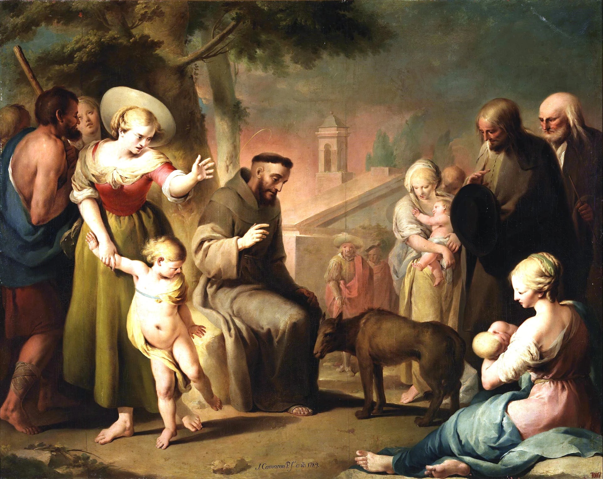 La conversion du loup de Gubbio - José Camarón Boronat