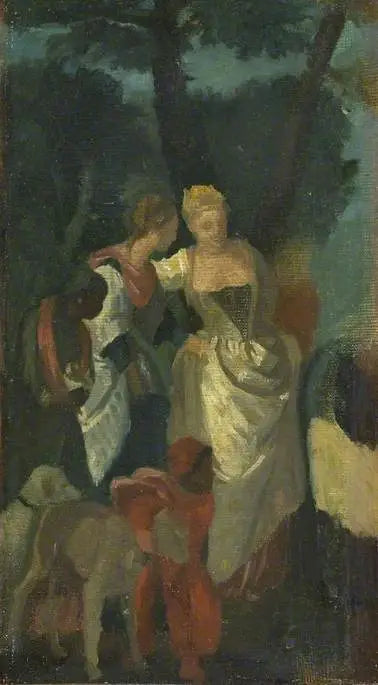 Copie d'après « La découverte de Moïse » de Véronèse - Edgar Degas