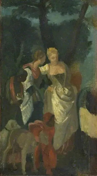 Copie d'après « La découverte de Moïse » de Véronèse - Edgar Degas